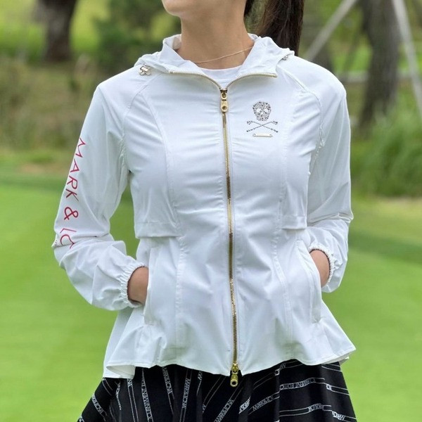 마크앤로나 큐빅 로고포인트 우븐 아우터