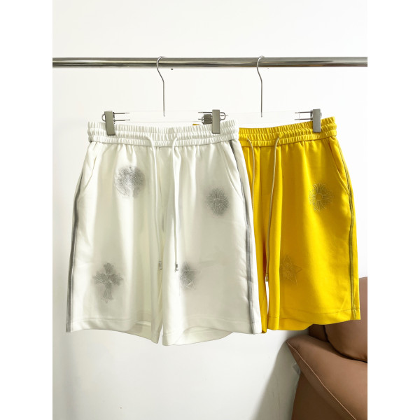 워싱 자수 숏팬츠