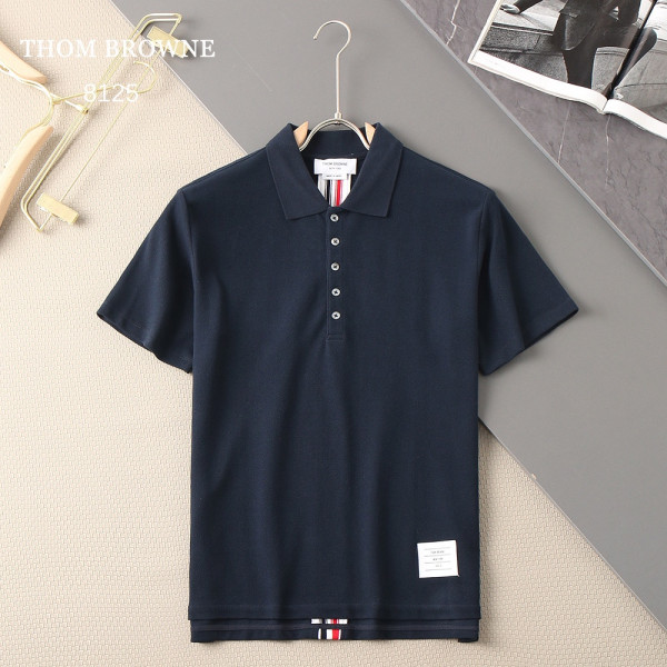 클래식 후직대 플립 칼라 반팔