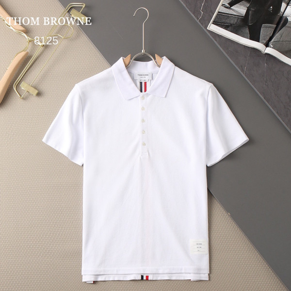 클래식 후직대 플립 칼라 반팔