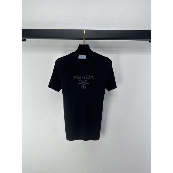 알파벳 니트 숏슬리브