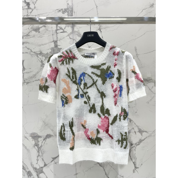 신상 경량 통기성 반팔 니트