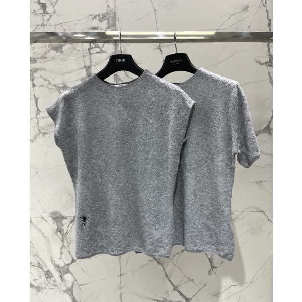 홀오웨이 레이스 라운드넥 니트