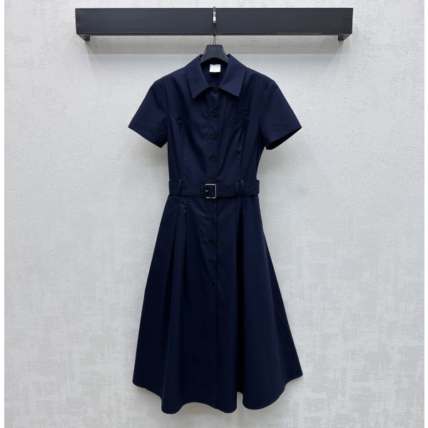 자수 로고 원피스