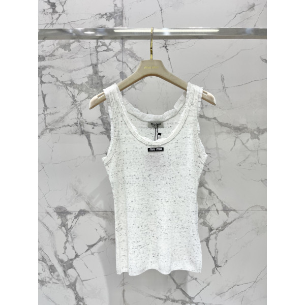 꽃테두리 소녀감 젊어 보이는 니트 베스트