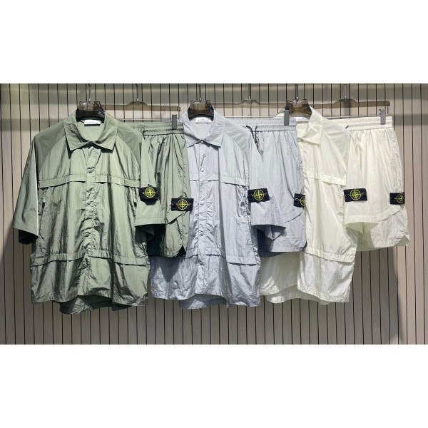 로고 나일론 루즈핏 세트