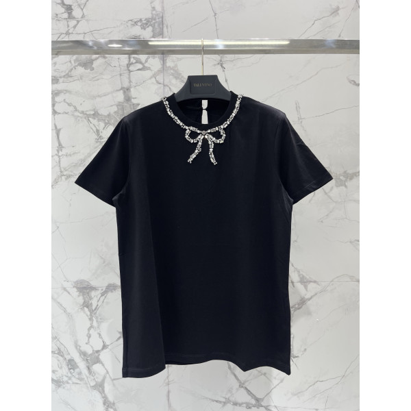 법식 마름모 진주 나비결 면 반팔