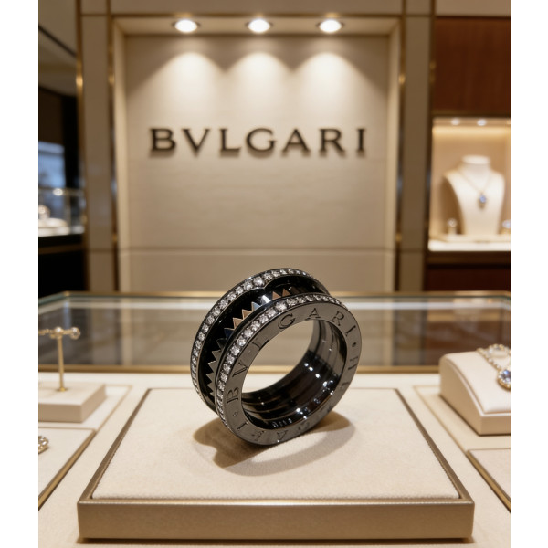 B.zero1 Rock 다이아몬드 나사형 반지