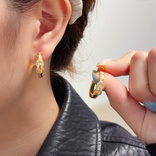 FORCE 시리즈 스몰 호프 귀걸이