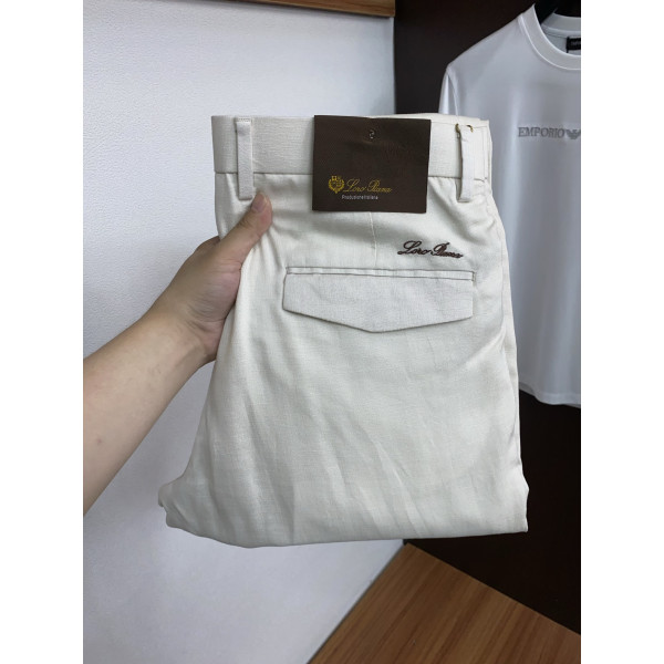 남성 수트 면마 레저 팬츠