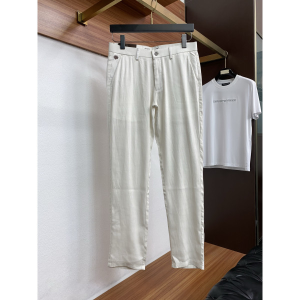 남성 수트 면마 레저 팬츠