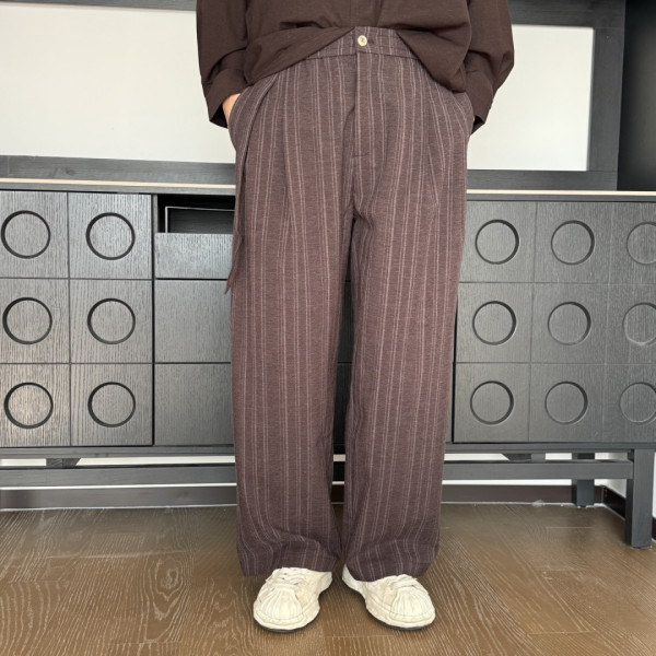 레저 스트라이프 롱팬츠