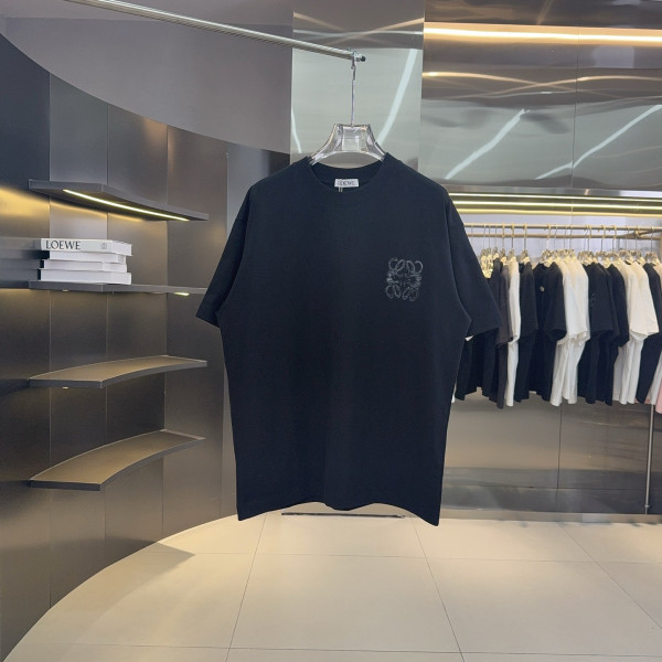 패브릭 자수 꽃무늬 무감촉 인화 공예 시리즈 반팔 루즈핏