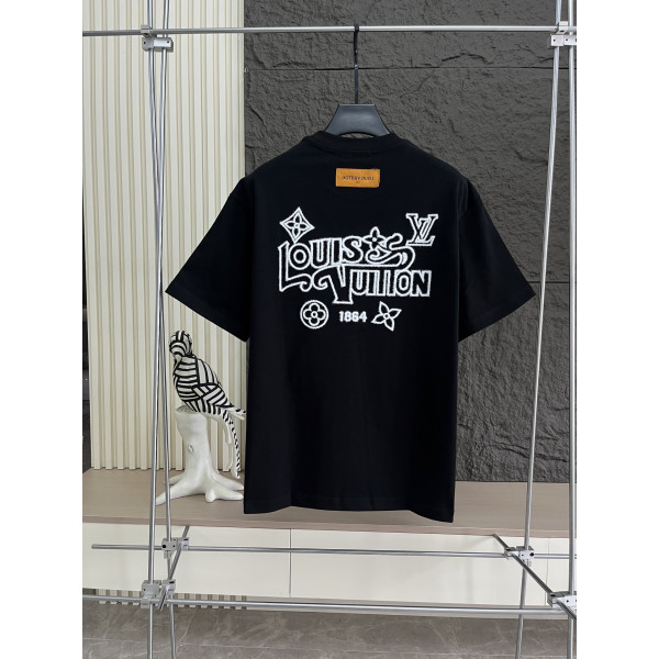 300g 순면 워싱 중공 만침 자수 커플 숏슬리브