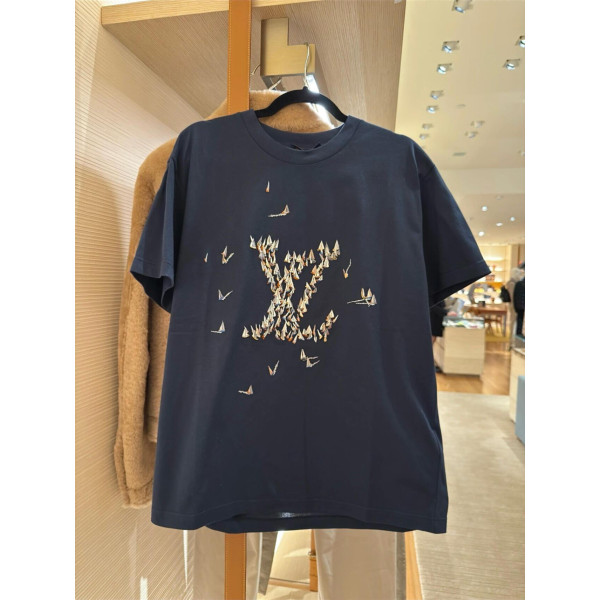 루이비통 3D 입체 라운드넥 반팔 티셔츠