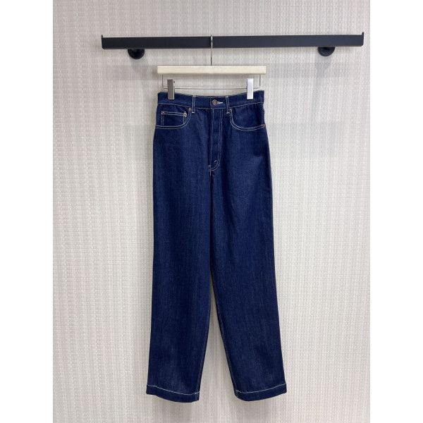 뒷포켓 스티치 라벨 청바지