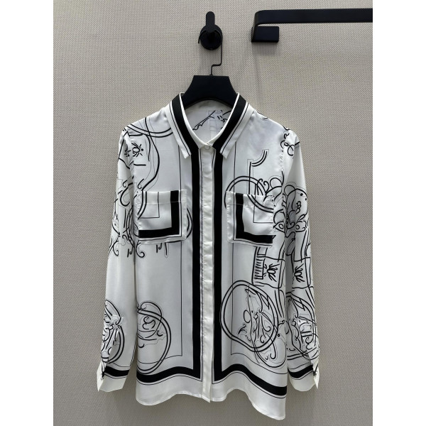 Ex-Libris a Main Levee 인화 진사 셔츠