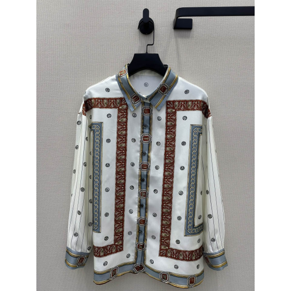 링마스터 앤티크 시리즈 포지셔닝 프린트 진실크 셔츠