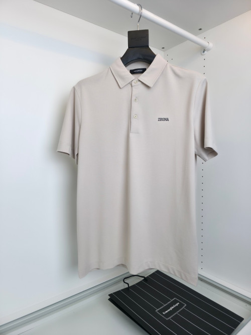 비즈니스 레저 플립 칼라 반팔 폴로셔츠