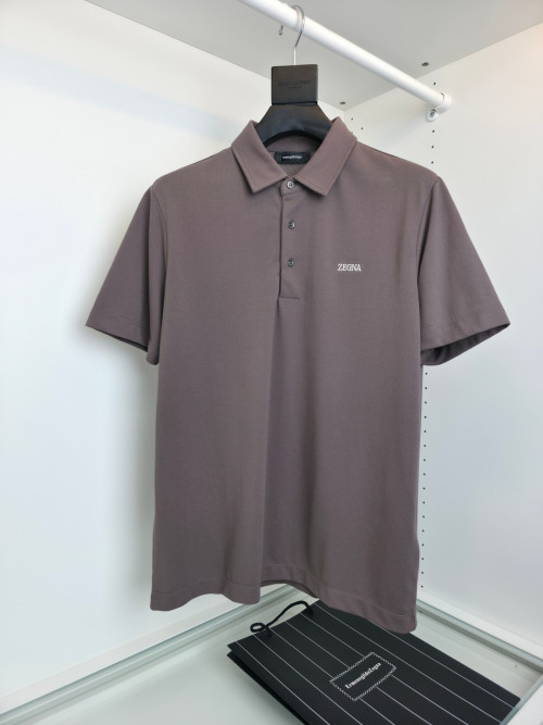 비즈니스 레저 플립 칼라 반팔 폴로셔츠