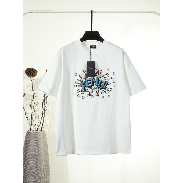 Boompop 자수 반팔 티셔츠