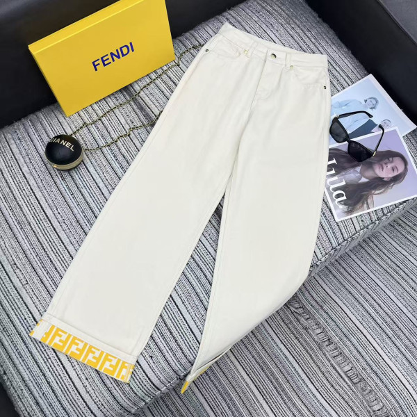 데님 스트레이트 팬츠