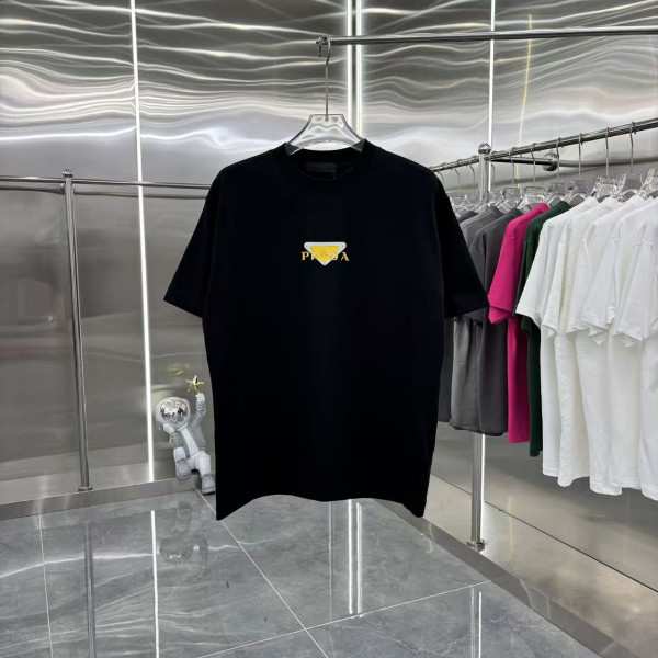 각인+앵커 네일 장식 라운드넥 반팔 티셔츠