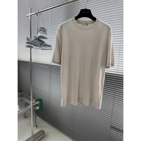 자수 꿀벌 극품 산첨사 냉감 라운드넥 반팔 티셔츠