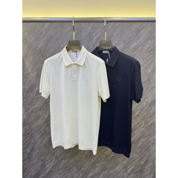 레저 가벼운 럭셔리 자수 솔리드 심플 클래식 패션 반팔