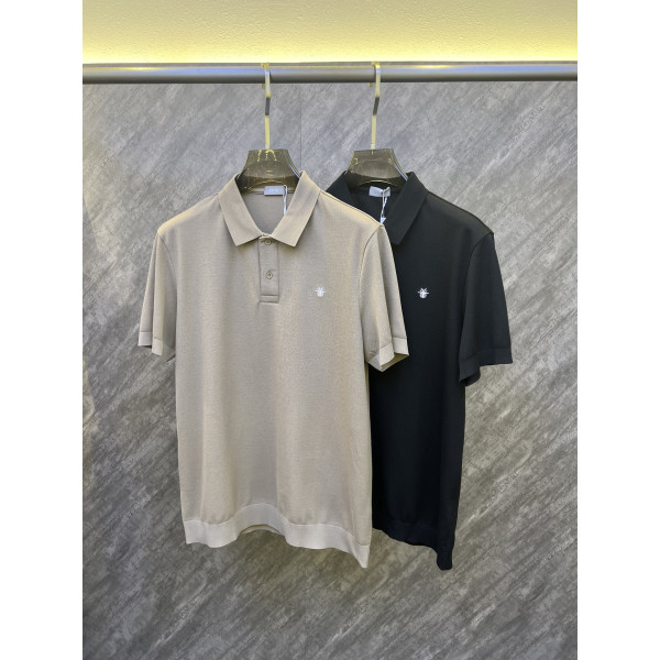 자수 단색 레저 반팔