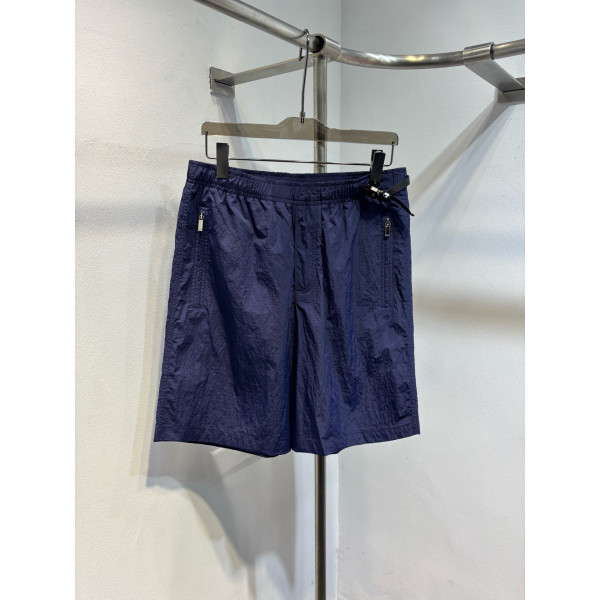 클래식 단색 조절식 버클 디자인 엘라스틱 웨이스트 숏팬츠