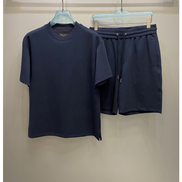 고급 레저 단추 셔츠 세트