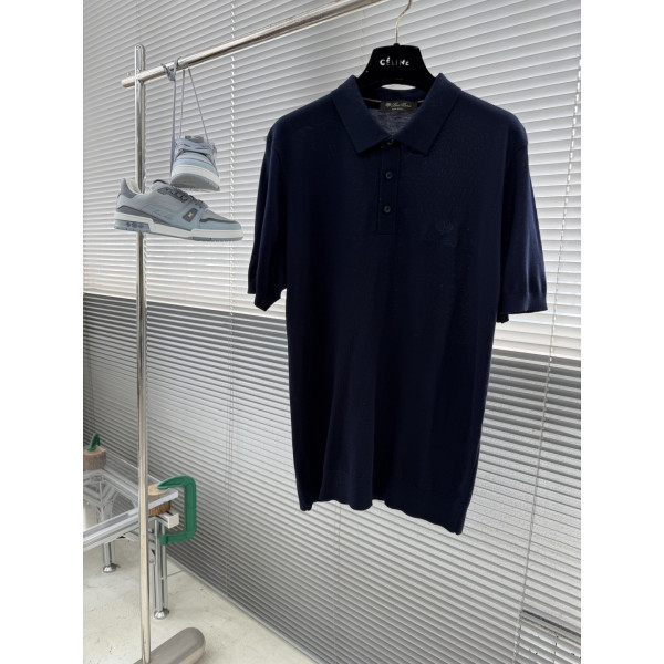 니트 반팔 폴로 셔츠