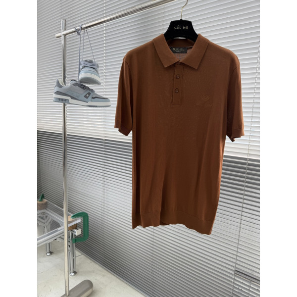 니트 반팔 폴로 셔츠