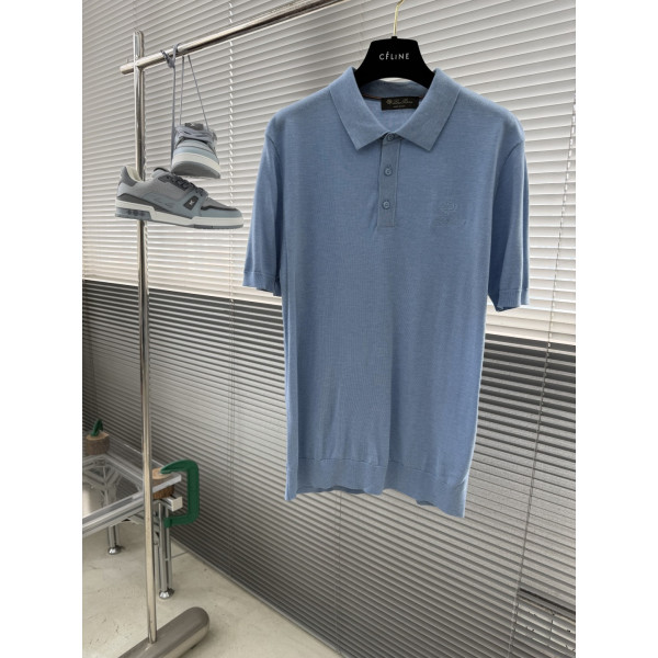 니트 반팔 폴로 셔츠