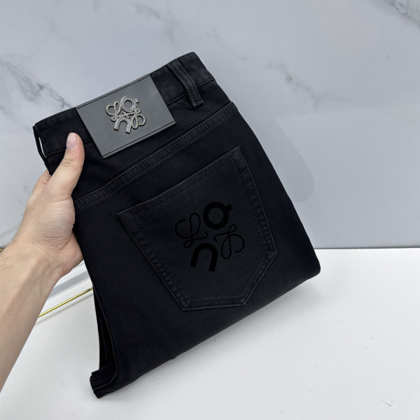 워시드 데님 팬츠