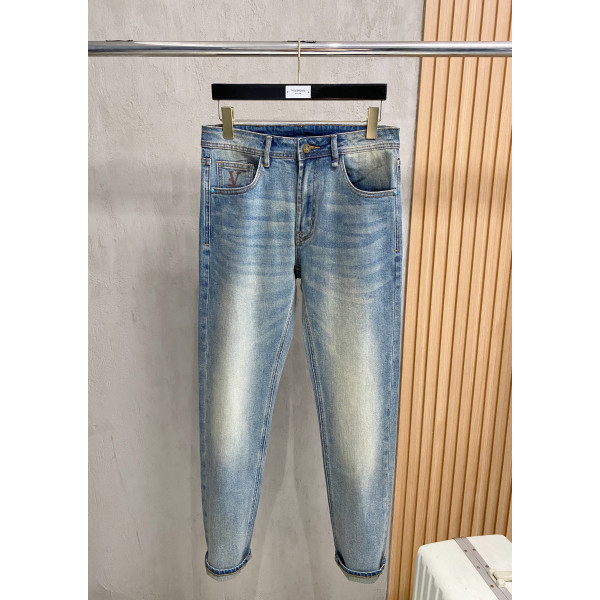 남성 레트로 워싱 데님 팬츠