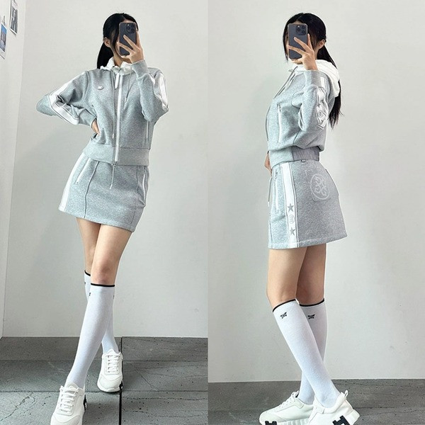 G포어 테리 저지 스커트