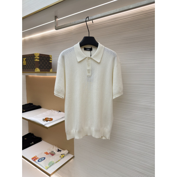 펀칭 니트 폴로 셔츠