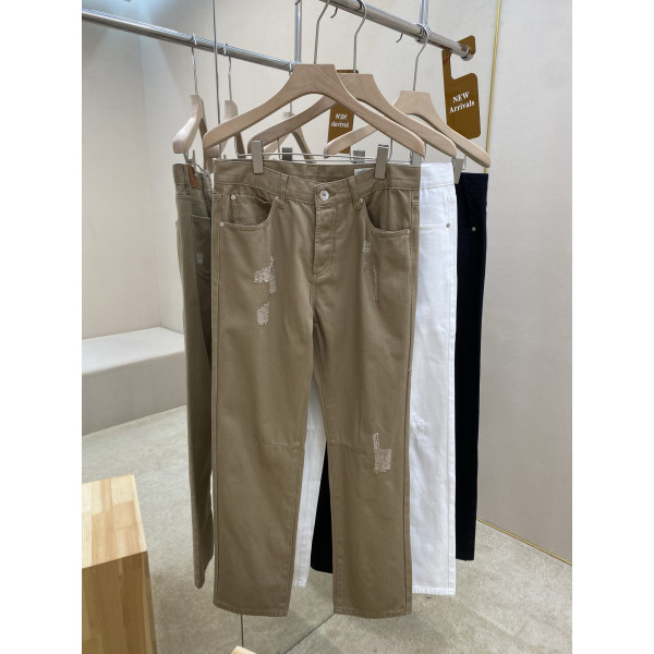 클래식 스트레이트 핏 데님 팬츠