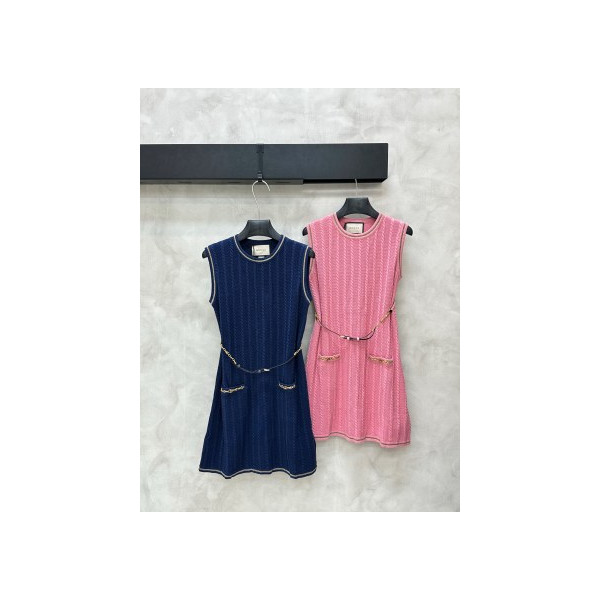 니트 베스트 원피스