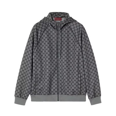 GG 네오프렌 지퍼 재킷