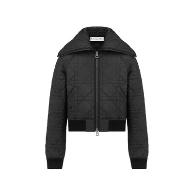 오버사이즈 칼라 매크로까나쥬 재킷