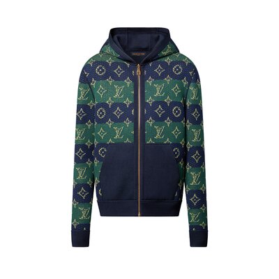 모노그램 더블 페이스 리버서블 후디