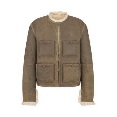 블루종 재킷 양가죽