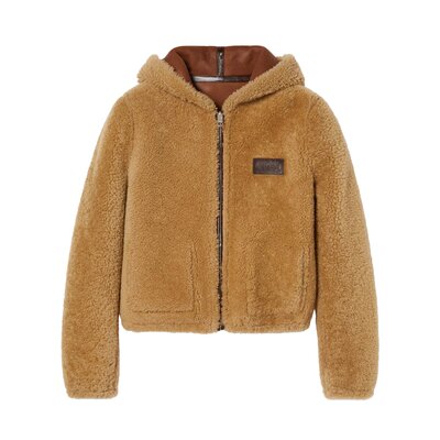 리버서블 시어링 봄버 재킷