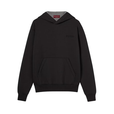 자수 저지 스웨트셔츠