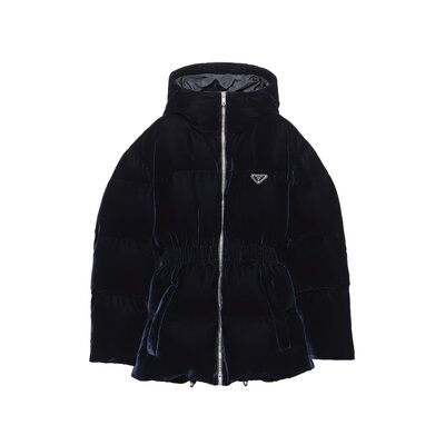 벨벳 다운 재킷