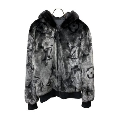 LV 밍크퍼후드재킷