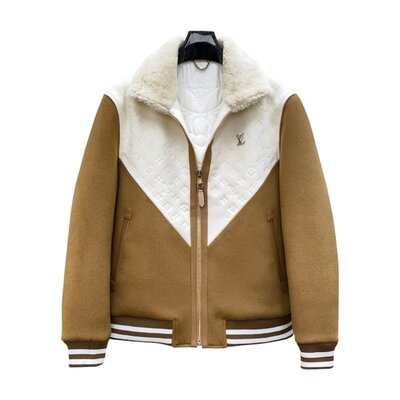 LV 울 스플라이싱 재킷